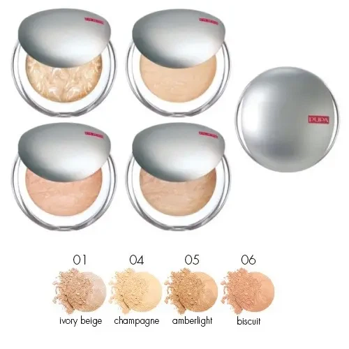 Пудра для лица Pupa Luminys Silky Baked Face Powder 05 - Amberlight 9 г - изображение 2