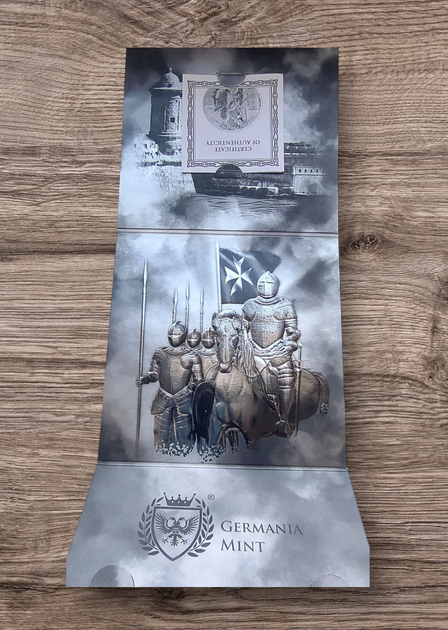 Серебряная монета Мальты Рыцари прошлого Knights of the Past 2023 от Germania Mint - изображение 8