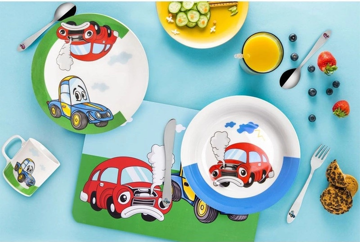 Сніданковий набір Orion Auto порцеляновий дитячий 3-елементний (8592381161460) - зображення 7