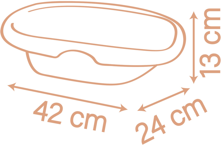 Zestaw do kapieli Smoby Toys Baby Nurse Puder brązujący z akcesoriami 42 cm (7600220383) (3032162203835) - obraz 4