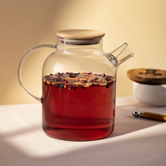 Глечик Homla Saffron з бамбуковою кришкою 1.8 л (5902869932872) - зображення 2