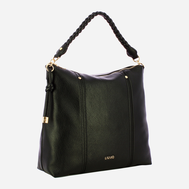 Сумка жіноча зі штучної шкіри велика Liu Jo AF5078E0027 22222 Чорна (800070345613) - зображення 3