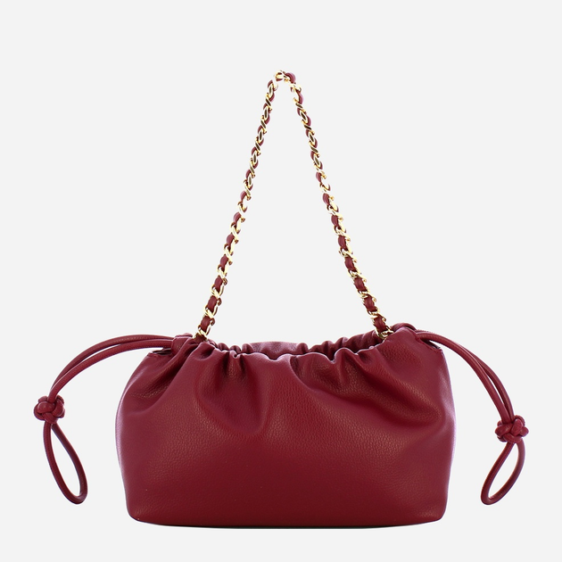 Сумка крос-боді через плече жіноча зі штучної шкіри маленька Liu Jo AF5132E0058 91726 Бордова (800070345570) - зображення 2