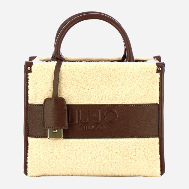 Torebka crossbody damska materiałowa mała Liu Jo AF5192E0692 90912 Beżowa (800070345646) - obraz 1