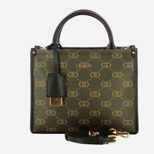 Torebka crossbody damska mała Liu Jo AF5192E0668 22222 Oliwkowa (800070345642) - obraz 4