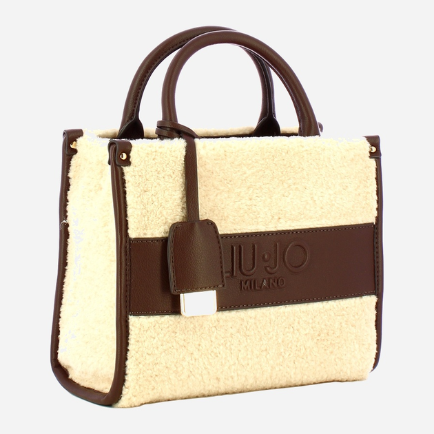 Torebka crossbody damska materiałowa mała Liu Jo AF5192E0692 90912 Beżowa (800070345646) - obraz 3