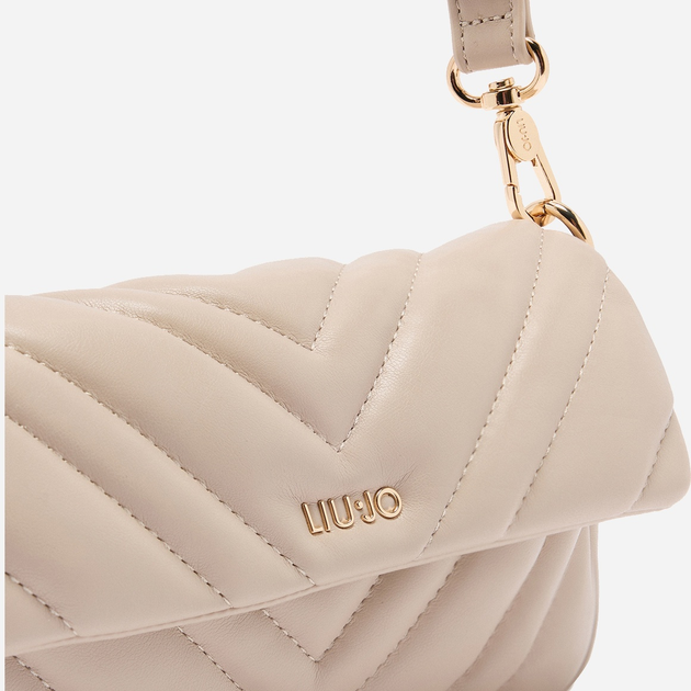 Torebka crossbody damska mała Liu Jo AF5190E0426 51308 Beżowa (800070345586) - obraz 6
