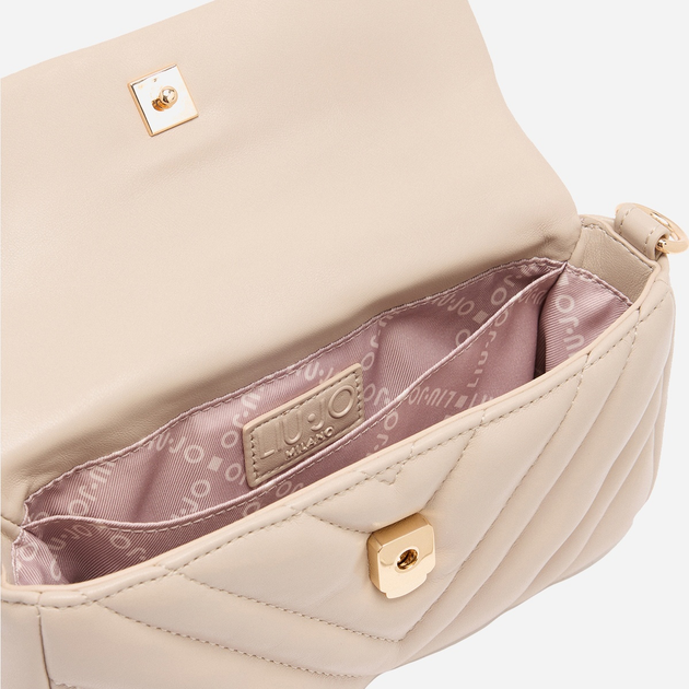 Torebka crossbody damska mała Liu Jo AF5190E0426 51308 Beżowa (800070345586) - obraz 7