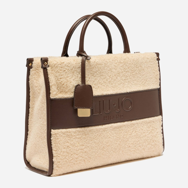 Torebka crossbody damska materiałowa mała Liu Jo AF5206E0692 90912 Beżowa (800070345654) - obraz 3