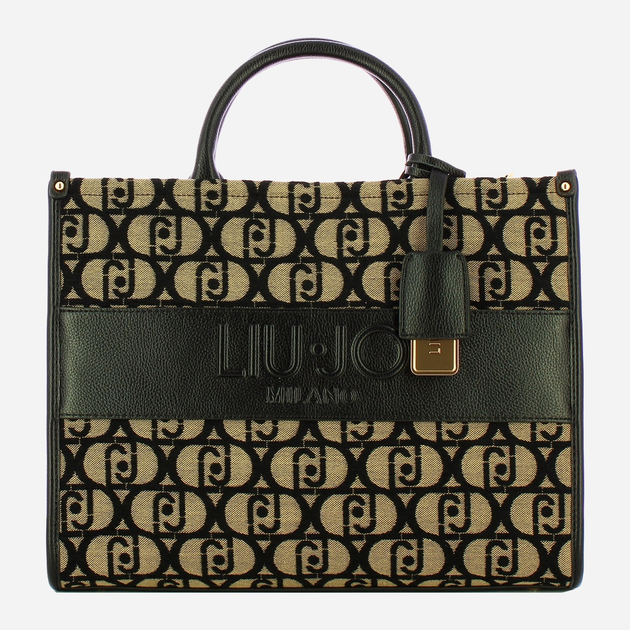 Сумка крос-боді через плече жіноча зі штучної шкіри середня Liu Jo AF5206T3152 22222 Чорна (800070345652) - зображення 1