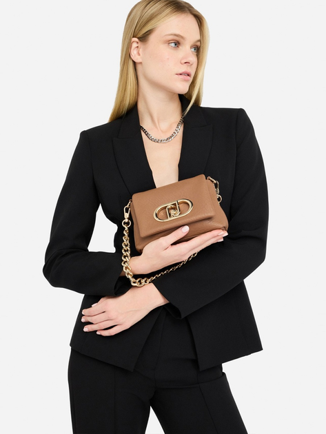 Сумка жіноча зі штучної шкіри маленька Liu Jo AF5269E0161 81140 Коричнева (800070345590) - зображення 2