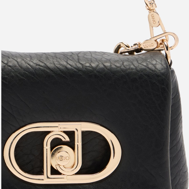 Torebka damska mała z łańcuszkiem Liu Jo AF5269E0161 22222 Czarna (800070345588) - obraz 4