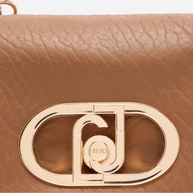Сумка жіноча зі штучної шкіри маленька Liu Jo AF5269E0161 81140 Коричнева (800070345590) - зображення 5
