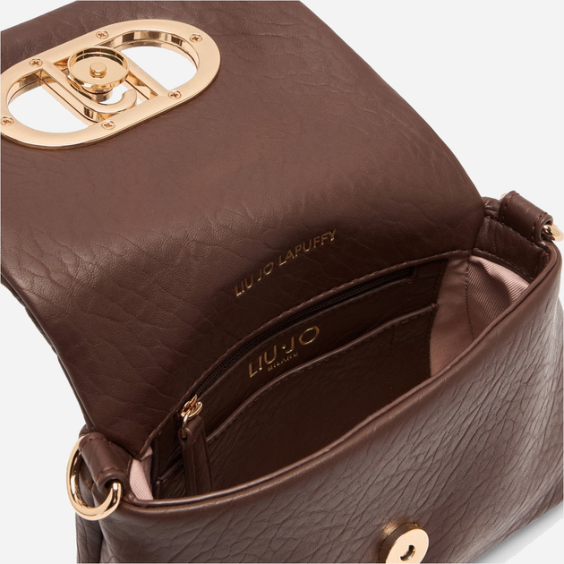 Torebka damska mała z łańcuszkiem Liu Jo AF5269E0161 90912 Ciemnobrązowa (800070345591) - obraz 6