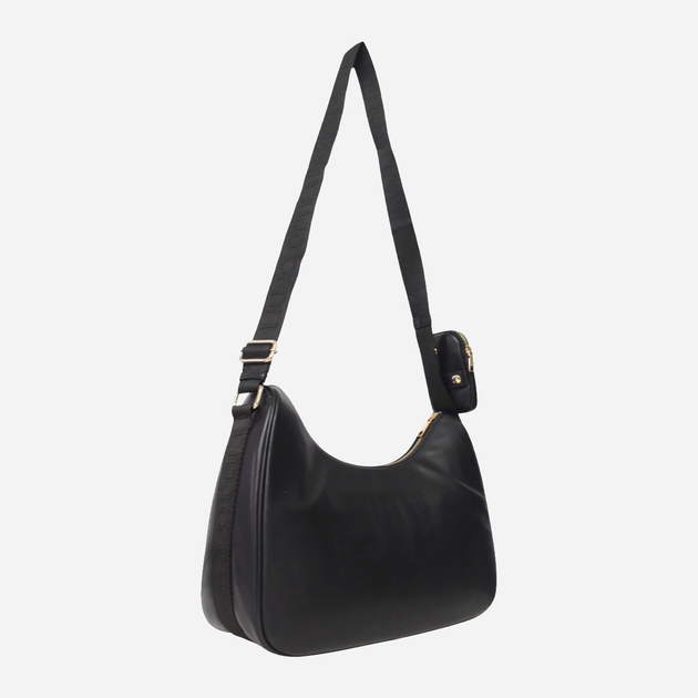 Сумка багет жіноча зі штучної шкіри середня Liu Jo AF5322E0077 22222 Чорна (800070345619) - зображення 2