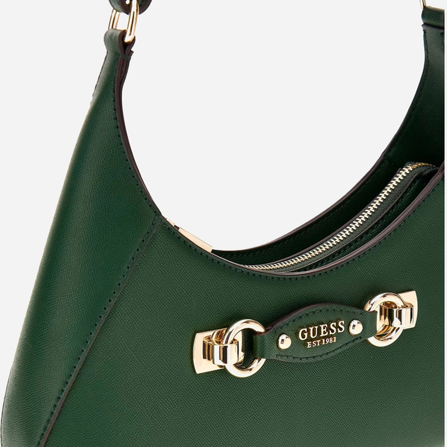 Torebka bagietka damska Guess Mimina HWBG8015180 Zielona (800070344386) - obraz 3