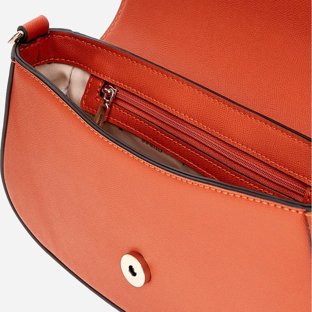 Torebka crossbody damska mała Guess Mimina HWBG8015200 Pomarańczowa (800070344388) - obraz 4
