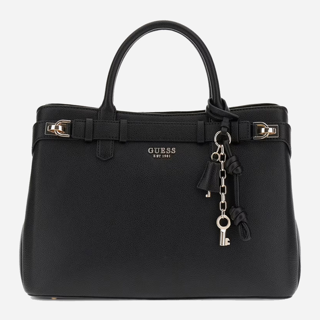 Torebka crossbody damska Guess Gregoria HWBG8546070 Czarna (800070344393) - obraz 1