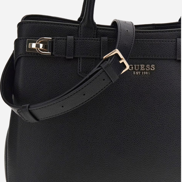 Torebka crossbody damska Guess Gregoria HWBG8546070 Czarna (800070344393) - obraz 3