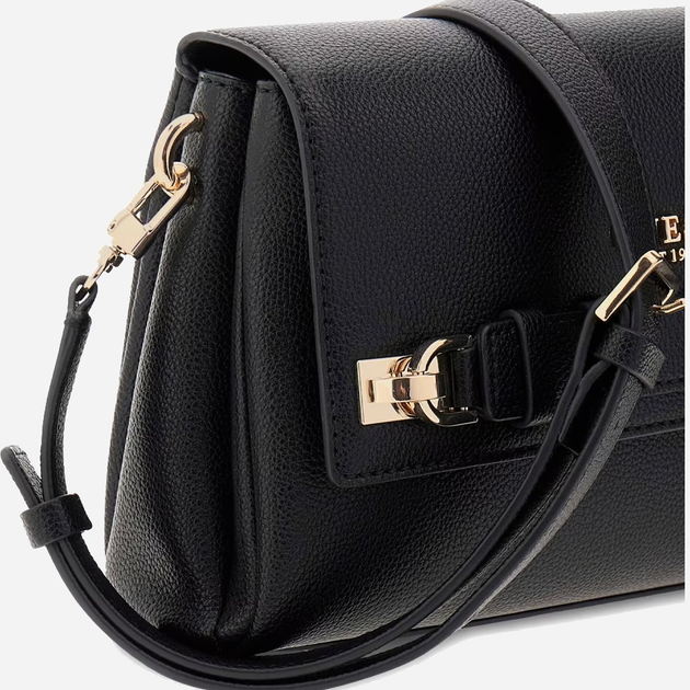 Torebka crossbody damska mała Guess Gregoria HWBG8546200 Czarna (800070344459) - obraz 3