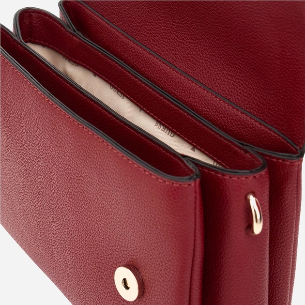 Torebka crossbody damska mała Guess Gregoria HWBG8546200 Czerwona (800070344461) - obraz 4