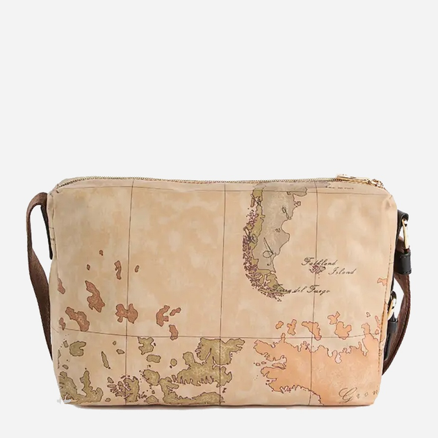 Torebka crossbody damska materiałowa mała Alviero Martini LD38S578 0001 Beżowa (800070347655) - obraz 2