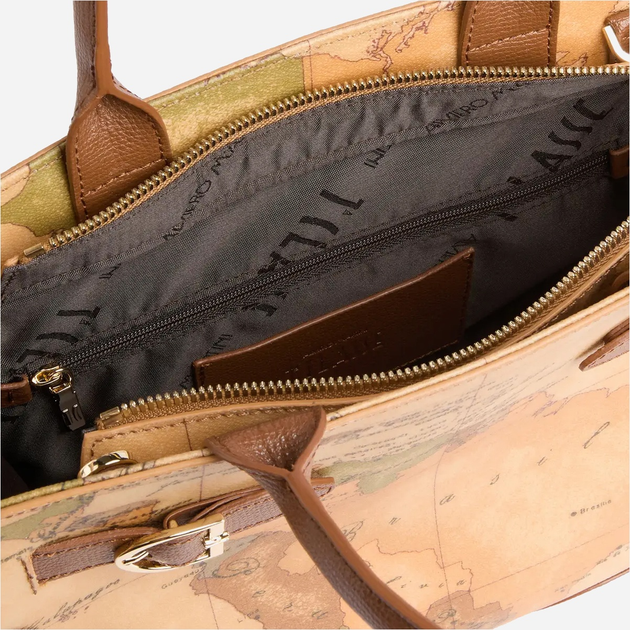 Torebka crossbody damska materiałowa Alviero Martini LD63G611 0548 Jasnobrązowa (800070347664) - obraz 4