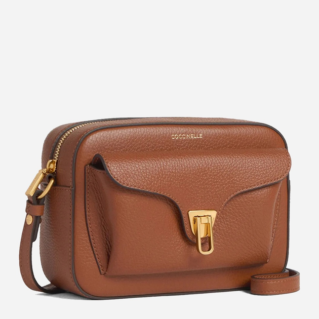 Torebka crossbody damska ze skóry naturalnej Coccinelle Beat E1MF6150601 W11 Brązowa (800070346007) - obraz 2