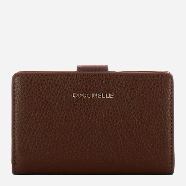 Гаманець жіночий шкіряний Coccinelle Metallic E2MW511E701 W20 Темно-коричневий (800070346048) - зображення 1