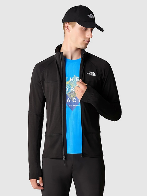 Спортивна кофта чоловіча The North Face M Bolt Polartec NF0A825FJK31 L Чорна (800070321528) - зображення 4
