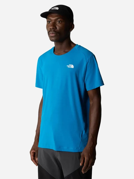 Koszulka sportowa męska The North Face M Lightning Alpine S/S NF0A87H7RI31 S Niebieska (800070321548) - obraz 1