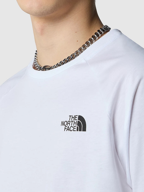 Футболка бавовняна довга чоловіча The North Face M S/S North Faces NF0A87NUFN41 XL Біла (800070321595) - зображення 4