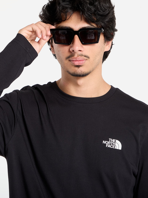 Longsleeve męski The North Face M L/S Simple Dome NF0A87QNJK31 XL Czarny (800070329350) - obraz 4