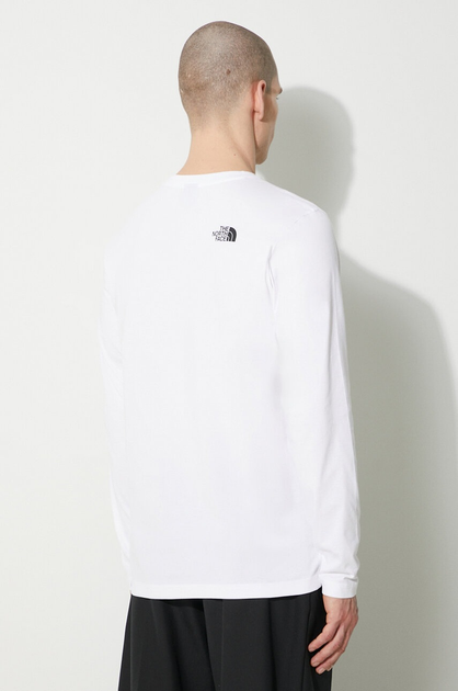 Longsleeve męski The North Face M L/S Simple Dome NF0A87QNFN41 XL Biały (800070329354) - obraz 2