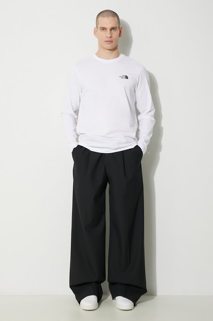 Longsleeve męski The North Face M L/S Simple Dome NF0A87QNFN41 XL Biały (800070329354) - obraz 3