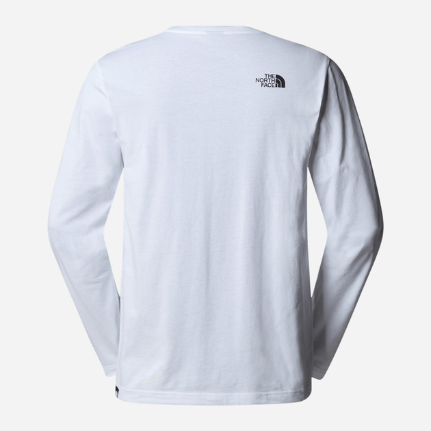 Longsleeve męski The North Face M L/S Simple Dome NF0A87QNFN41 L Biały (800070329353) - obraz 5
