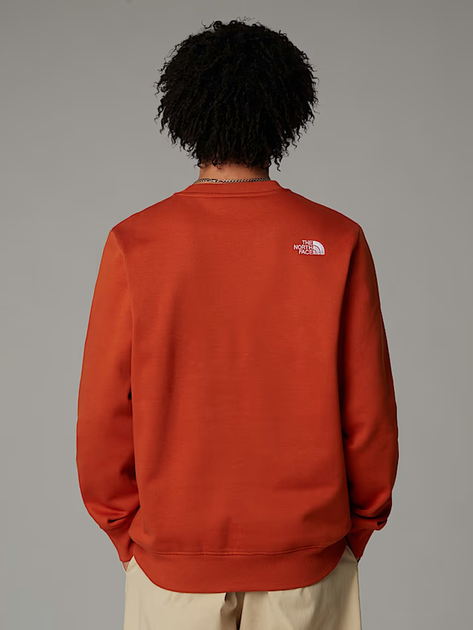 Bluza bez kaptura męska The North Face M Drew Peak NF0A89EK1I01 XL Pomarańczowa (800070329381) - obraz 2