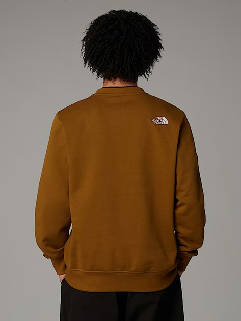 Bluza bez kaptura męska The North Face M Drew Peak NF0A89EK1OB1 XL Brązowa (800070329385) - obraz 3