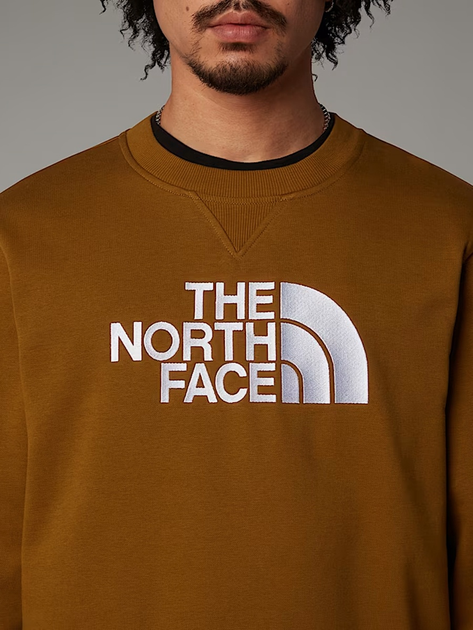 Світшот чоловічий The North Face M Drew Peak NF0A89EK1OB1 M Коричневий (800070329387) - зображення 4