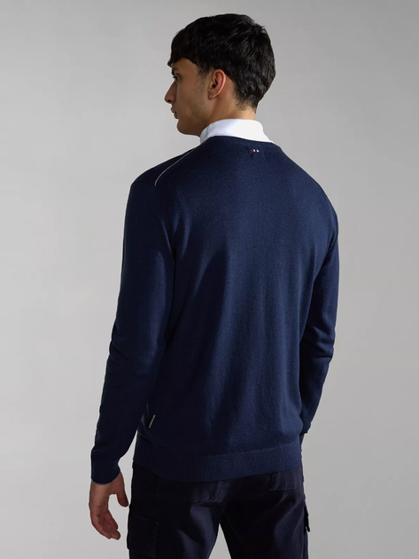 Джемпер чоловічий Napapijri Damavand NP0A4GJU1761002 S Темно-синій (800070311936) - зображення 4