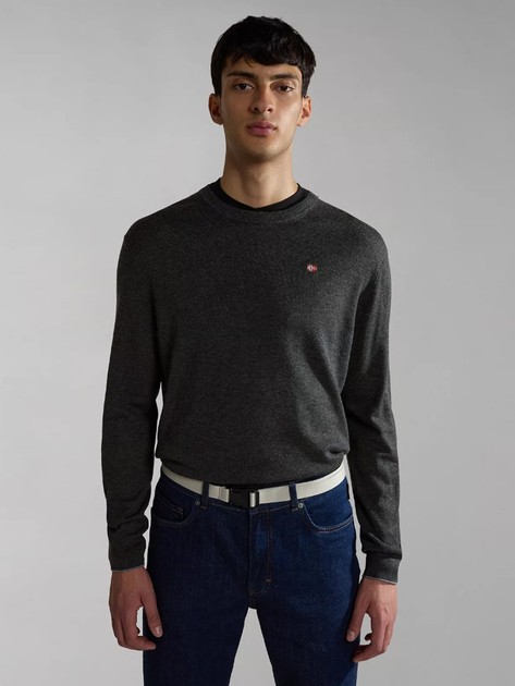 Джемпер чоловічий Napapijri Damavand NP0A4GJU1971005 2XL Сірий (800070311943) - зображення 1