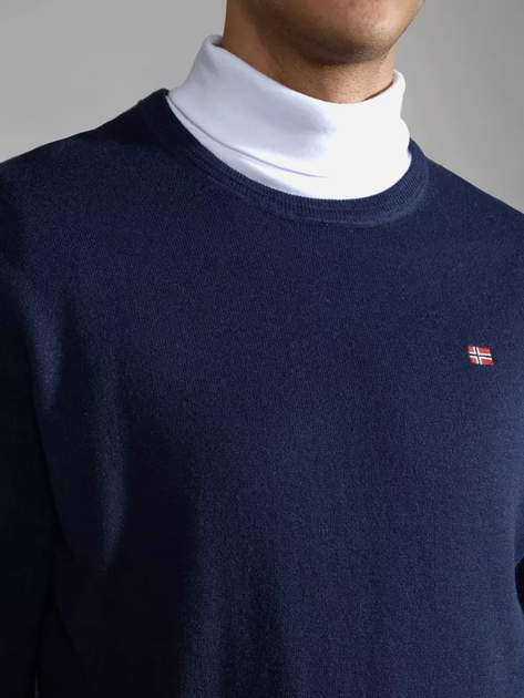 Джемпер чоловічий Napapijri Damavand NP0A4GJU1761002 2XL Темно-синій (800070311940) - зображення 6