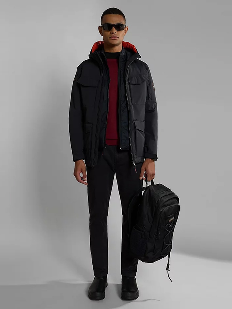 Джемпер чоловічий Napapijri Damavand NP0A4GJUR541006 2XL Червоний (800070311951) - зображення 3