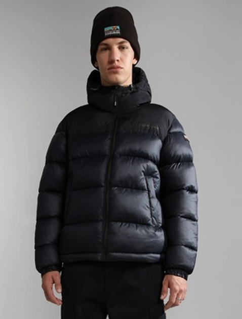 Куртка зимова коротка чоловіча Napapijri A-Hornelen NP0A4GLL0411006 S Чорна (800070311953) - зображення 1