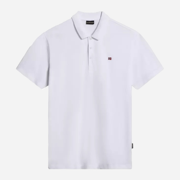 Koszulka polo męska Napapijri Ealis NP0A4H8B0021 S Biała (800070320850) - obraz 5