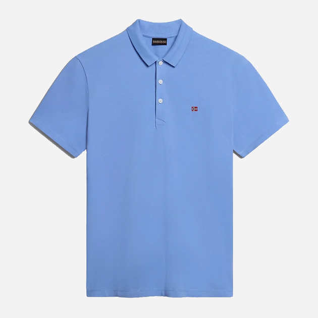 Koszulka polo męska Napapijri Ealis NP0A4H8BI001 XL Niebieska (800070320849) - obraz 5