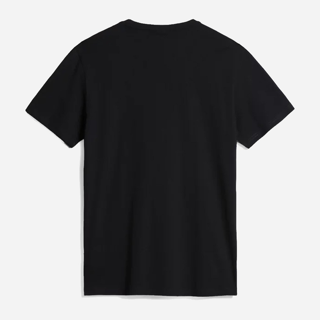 Футболка бавовняна довга чоловіча Napapijri Salis NP0A4H8D0411 L Чорна (800070311966) - зображення 6