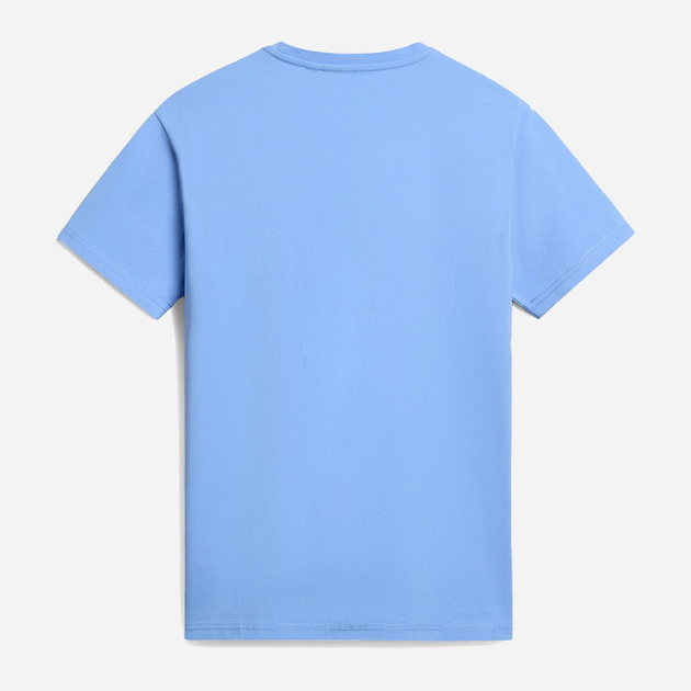 Футболка бавовняна довга чоловіча Napapijri Salis NP0A4H8DI001 M Синя (800070320859) - зображення 6