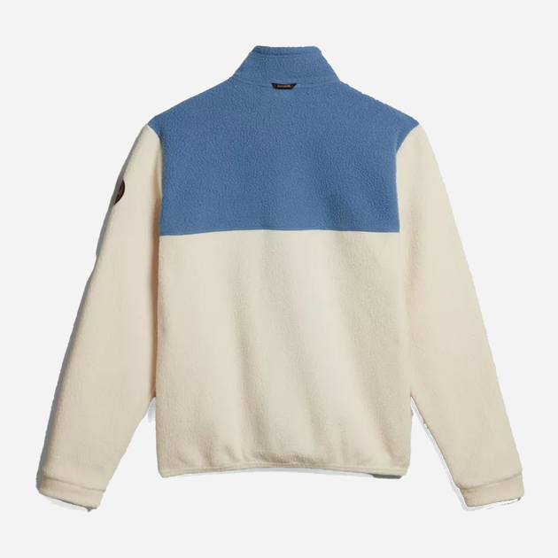 Bluza męska rozpinana streetwear polarowa Napapijri T-Anderby NP0A4HDRNS51002 L Biała (800070311986) - obraz 6