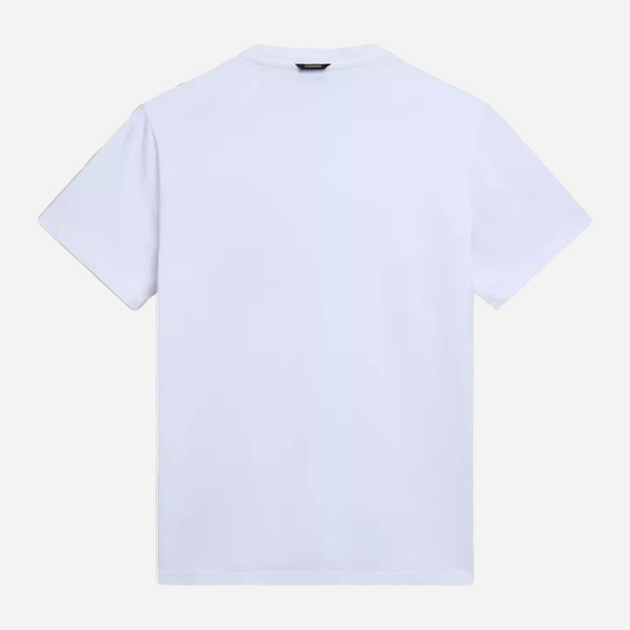 Футболка бавовняна довга чоловіча Napapijri S-Canada NP0A4HQM0021 S Біла (800070320935) - зображення 6